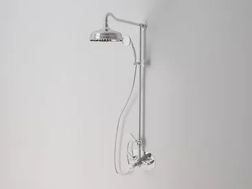 BIANCA - Wall-mounted thermostatic shower panel with hand shower by Park Avenue