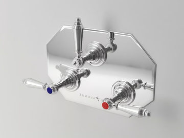 CARUSO - 3 hole Recessed shower tap with diverter by Park Avenue