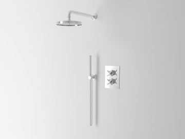 CROSS - Recessed single handle shower set with diverter by Park Avenue