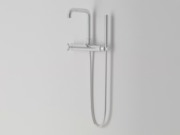 CROSS - Single handle bathtub mixer with diverter by Park Avenue