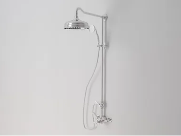 CROWE - Wall-mounted metal shower panel with hand shower by Park Avenue