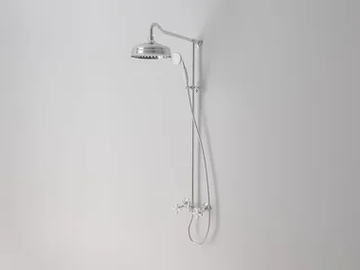 CROWE - Wall-mounted metal shower panel with hand shower by Park Avenue