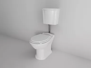 CROWN - Floor mounted ceramic toilet with external cistern by Park Avenue