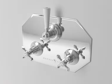 HOPKINS - 3 hole Recessed shower tap with diverter by Park Avenue