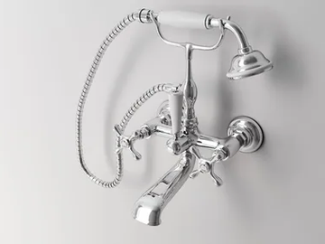 JAMES - 2 hole wall-mounted bathtub tap with diverter by Park Avenue