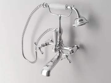 JAMES - Floor standing bathtub tap with hand shower by Park Avenue