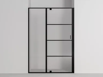 SHELL 2 - Niche glass shower cabin with pivot door by Park Avenue