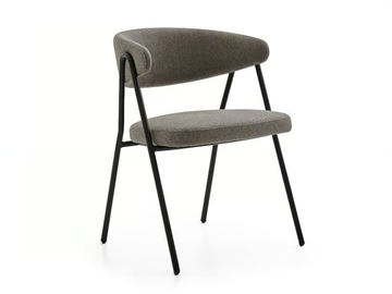 CHIA - Upholstered metal chair by PARLA