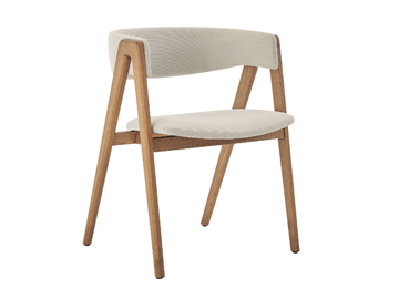 GALA - Upholstered fabric chair with armrests by PARLA