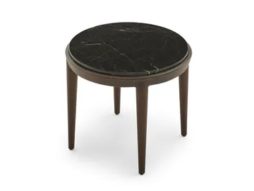 OYSTER M - Low round marble coffee table by PARLA
