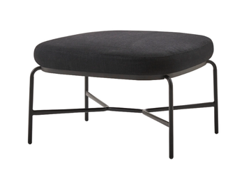 PALM - Fabric and powder coated metal footstool / stool by PARLA