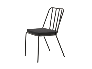 PALM - Painted metal garden chair with removable cover by PARLA