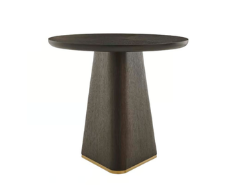 TOFU V - Round wooden coffee table by PARLA