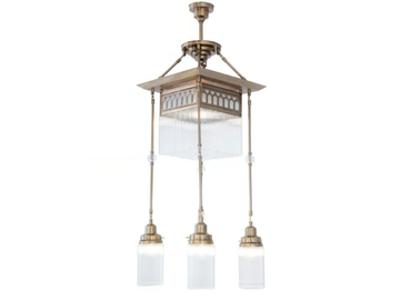 BERLIN III - Brass ceiling lamp by Patinas Lighting