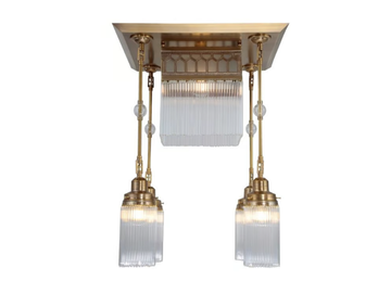 BERLIN IV - Brass ceiling lamp by Patinas Lighting
