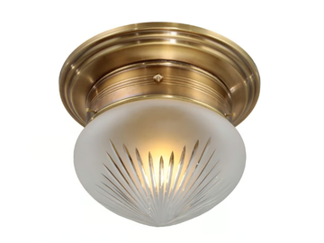 BRATISLAVA - Brass ceiling light by Patinas Lighting
