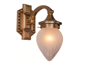 BRATISLAVA I - Brass wall lamp by Patinas Lighting