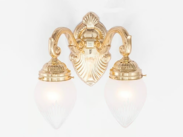 BUDAPEST III. - Brass wall lamp by Patinas Lighting