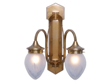 COLOGNE II - Brass wall lamp by Patinas Lighting