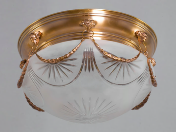 EGER - Brass ceiling light by Patinas Lighting