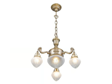 EGER I - Handmade brass chandelier by Patinas Lighting