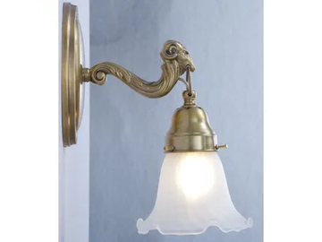EGER II - Handmade brass wall lamp by Patinas Lighting