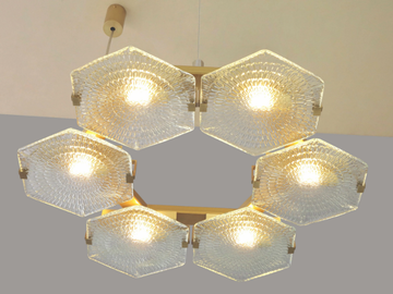 HEXXA PENDANT 06 OL - LED glass pendant lamp by Patinas Lighting