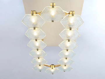 HEXXA PENDANT 14 OL - LED glass pendant lamp by Patinas Lighting