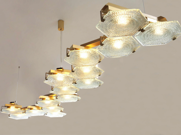 HEXXA PENDANT 15 - LED glass pendant lamp by Patinas Lighting