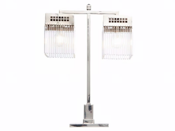 HOFFMANN III - Handmade brass table lamp by Patinas Lighting