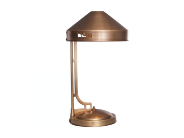 HOFFMANN V - Handmade brass table lamp by Patinas Lighting