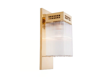 HOFFMANN V - Handmade brass wall lamp by Patinas Lighting