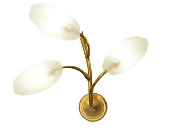INVERNO 3 - LED handmade brass wall lamp by Patinas Lighting