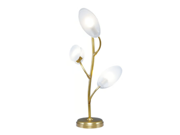INVERNO - LED handmade brass table lamp by Patinas Lighting