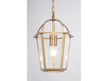 LATERNA III - Brass pendant lamp by Patinas Lighting