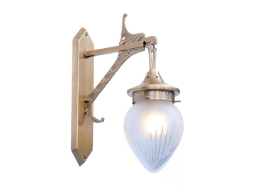 LISBON I - Handmade brass wall lamp by Patinas Lighting