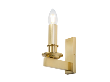 LOS ANGELES WALL LIGHT 70 - Brass wall lamp by Patinas Lighting