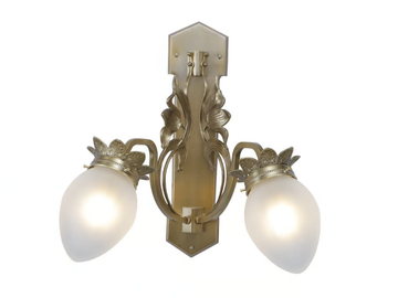 LYON IV - Brass wall lamp by Patinas Lighting
