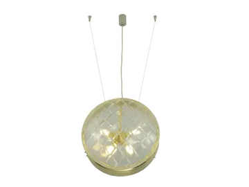 MACARON PENDANT VERTICAL 40 - LED brass pendant lamp by Patinas Lighting