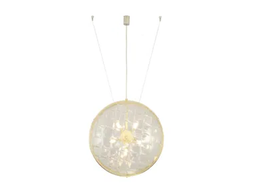 MACARON PENDANT VERTICAL 50 - LED brass pendant lamp by Patinas Lighting