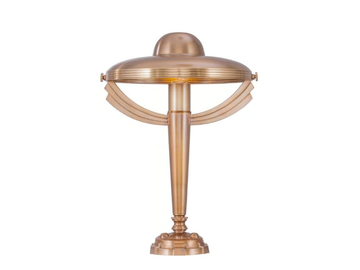 MANHATTEN II - Brass table lamp by Patinas Lighting