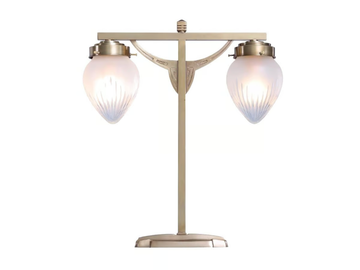 MANHATTEN III - Brass table lamp by Patinas Lighting