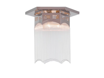 METROPOLITAN - Handmade brass ceiling lamp by Patinas Lighting