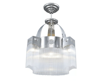 METROPOLITAN IV - Handmade brass chandelier by Patinas Lighting