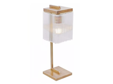 MONACO I - Table lamp in brass and glass by Patinas Lighting