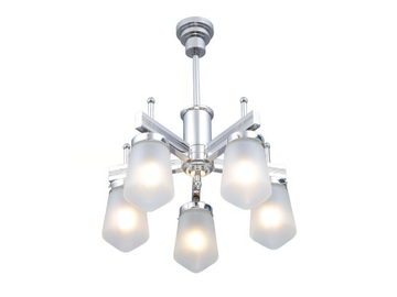 NEW YORK 5 - Handmade brass chandelier by Patinas Lighting