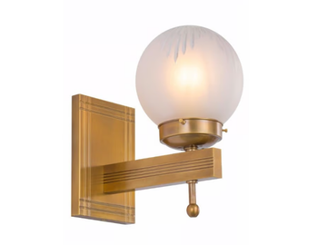 NEW YORK I - Handmade brass wall lamp by Patinas Lighting