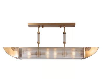 NIZZA I - Handmade brass pendant lamp by Patinas Lighting