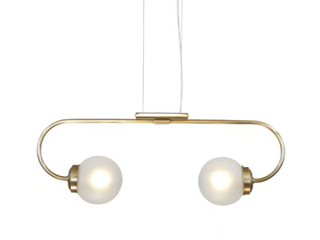 OTTONE 1 - Handmade brass pendant lamp by Patinas Lighting