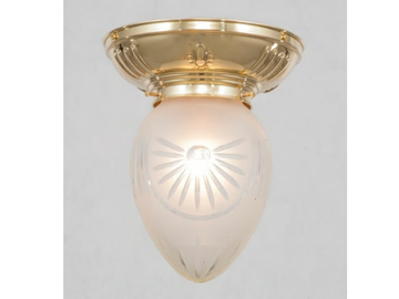 PANNON 8/14 - Brass ceiling light by Patinas Lighting